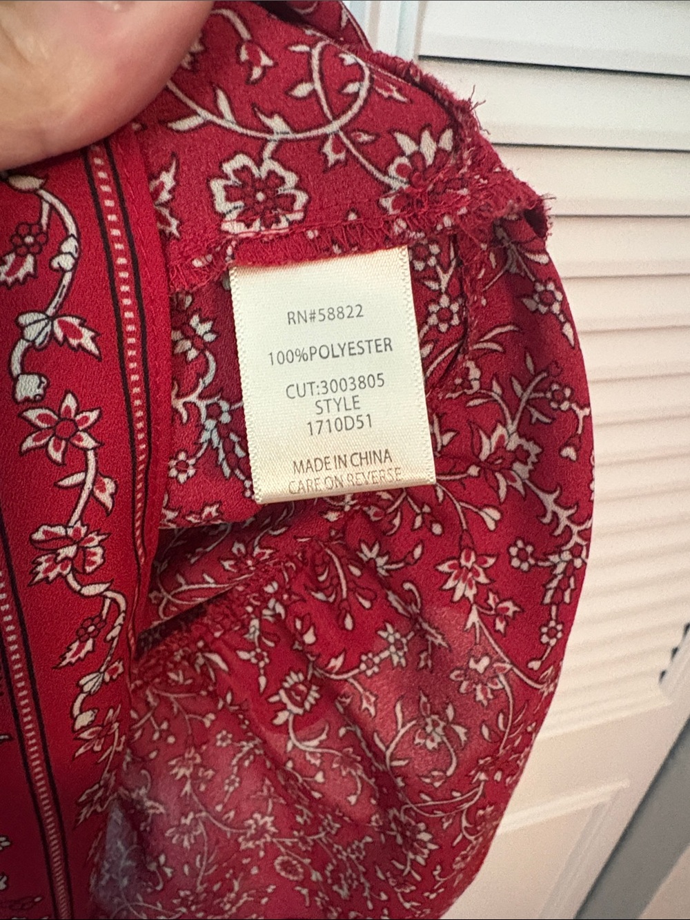 Max Studio Red Floral Wrap-Style Mini Dress Size Medium-Large - Picture 11 of 12